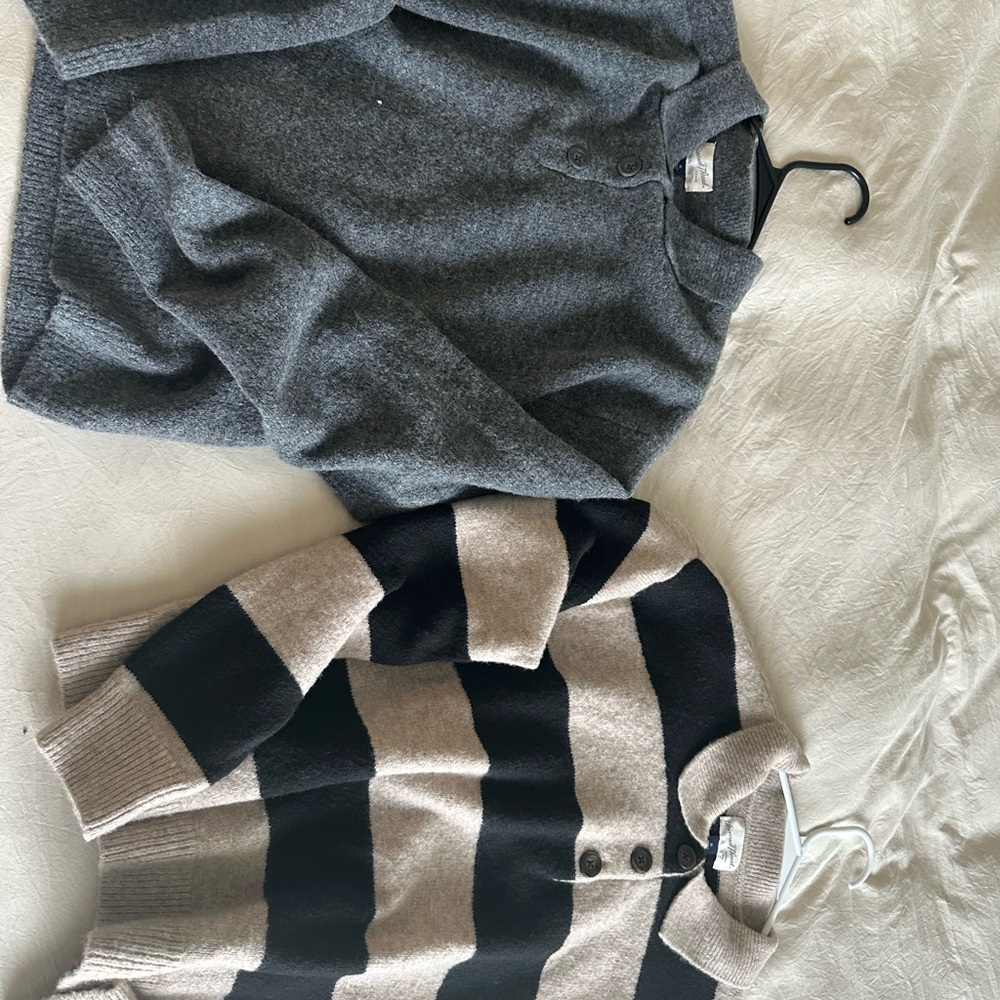 Women's Collared Pullover Sweater count of two